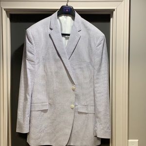 Saddlebred men’s seersucker suit coat.